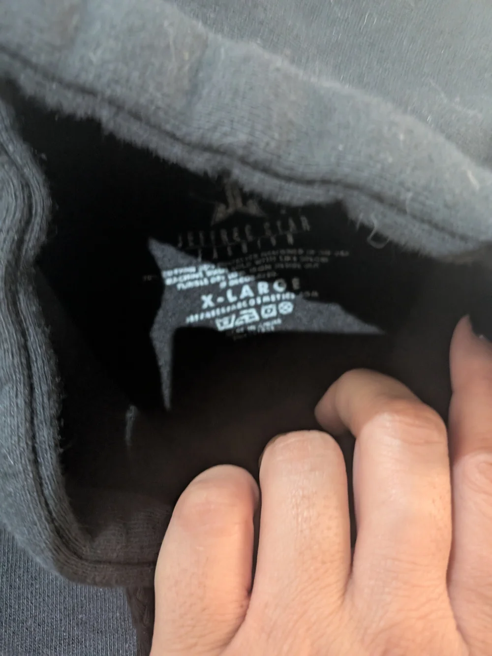 Jeffree Star Black Hoodie with Pink & Mint Logo